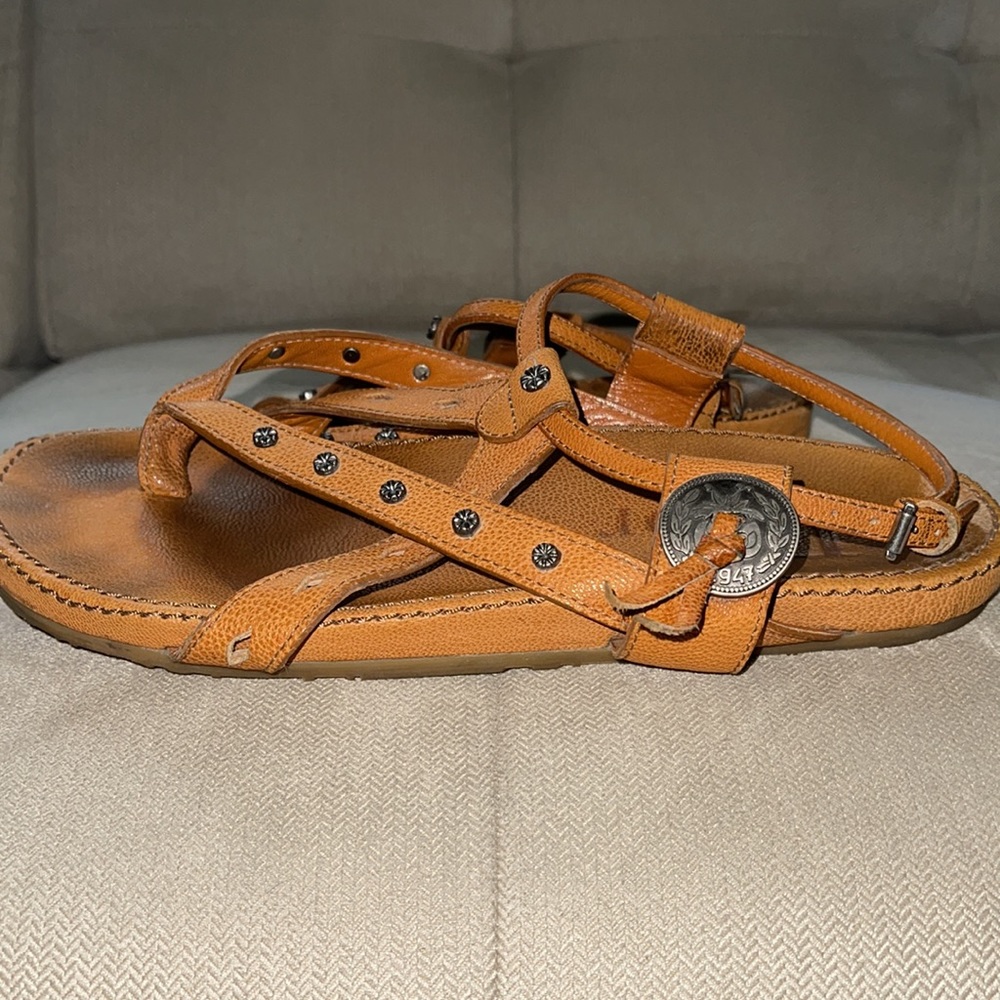 Dior Leather Gladiator Sandals - Picture 4 of 12